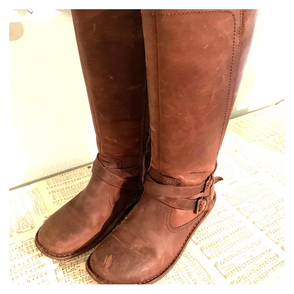 Ugg Boots Knee High Rosen Size 9 Fleece Lined - Picture 1 of 6